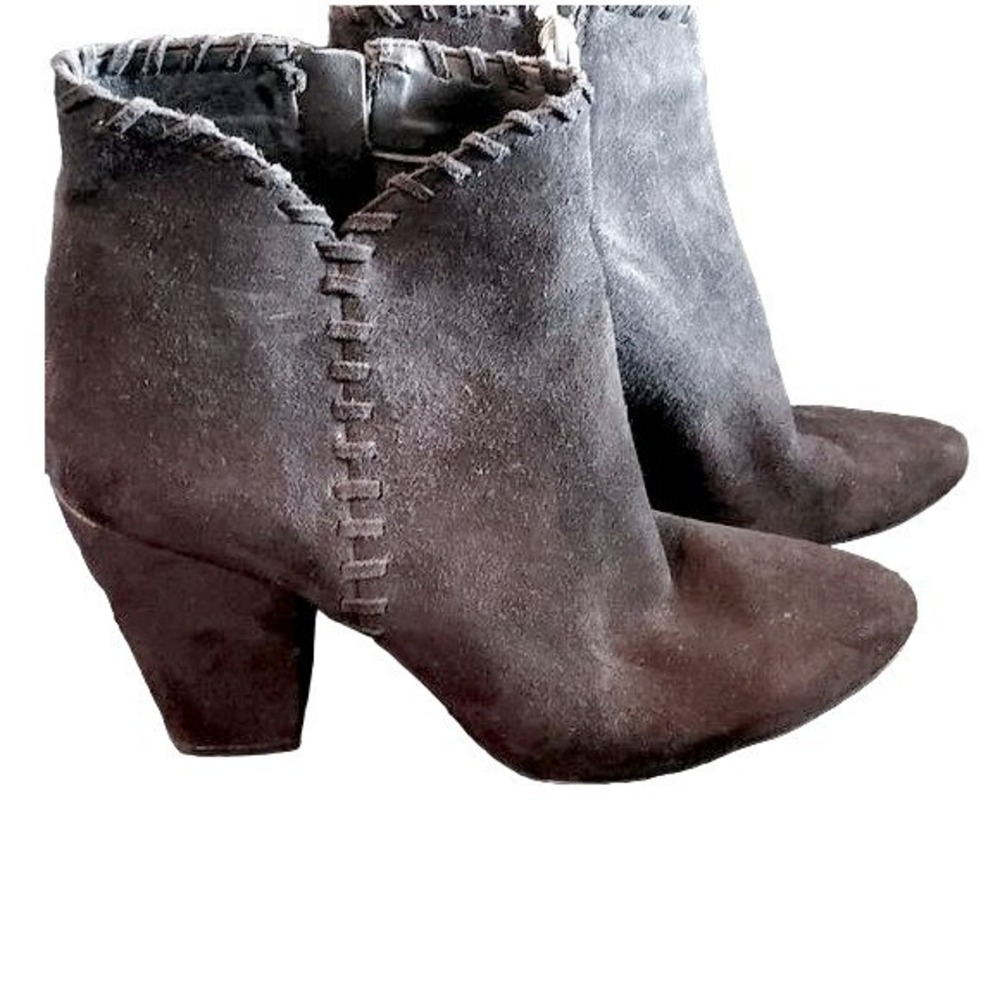 1.State booties size 8.5 leather black‎